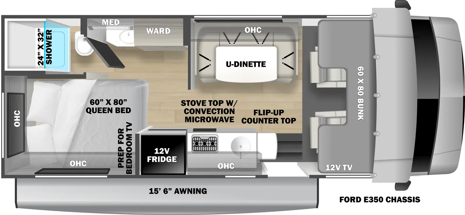 2025 2350SLE Floorplan